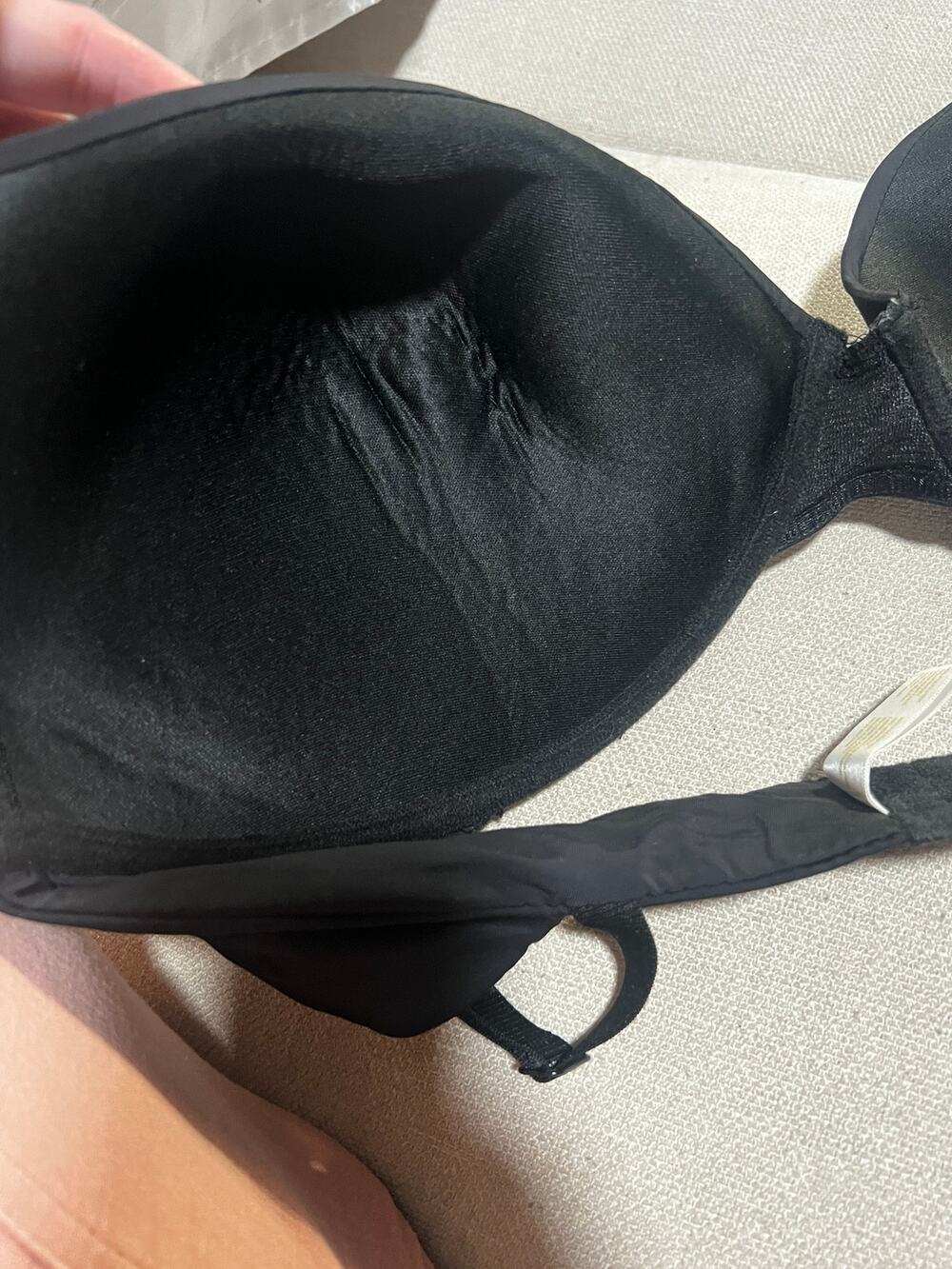 Adrienne Vittadini Black Padded Bra Size 40DD
